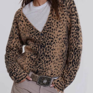 Soft Touch V-Neck Animal Cardigan